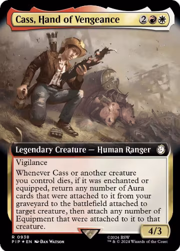 Cass, Hand of Vengeance (Extended Art) (Surge Foil) (938), Universes Beyond: Fallout — Magic card price