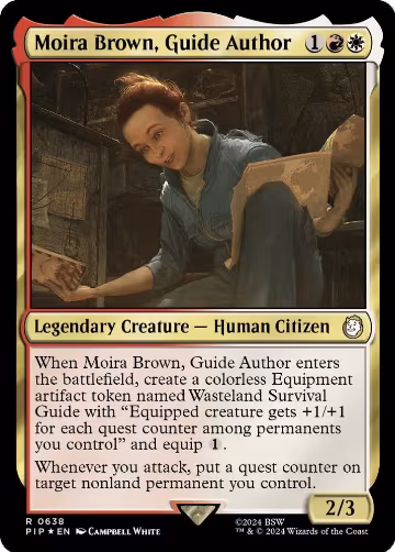 Moira Brown, Guide Author (Surge Foil) (638), Universes Beyond: Fallout — Magic card price
