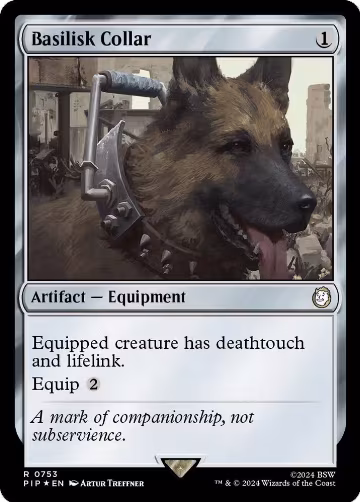 Basilisk Collar (Surge Foil) (753), Universes Beyond: Fallout — Magic card price