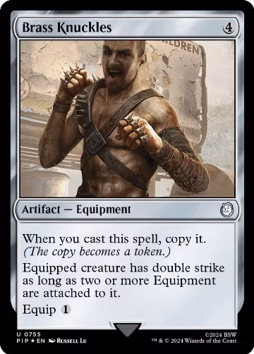 Brass Knuckles (Surge Foil) (755), Universes Beyond: Fallout — Magic card price