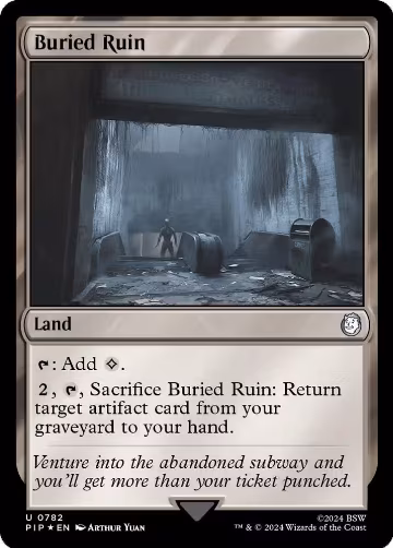 Buried Ruin (Surge Foil) (782), Universes Beyond: Fallout — Magic card price