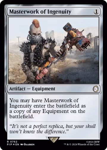 Masterwork of Ingenuity (Surge Foil) (762), Universes Beyond: Fallout — Magic card price