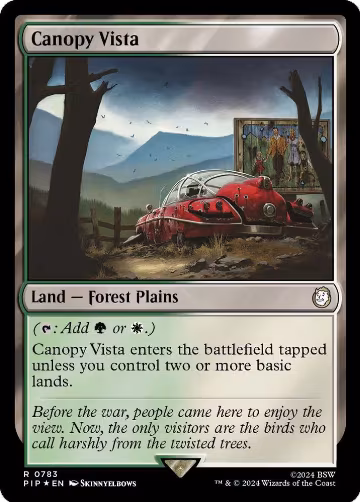Canopy Vista (Surge Foil) (783), Universes Beyond: Fallout — Magic card price