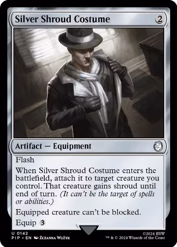 Silver Shroud Costume (142), Universes Beyond: Fallout — Magic card price