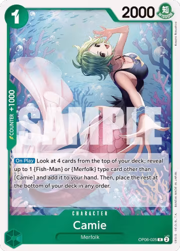 Camie (OP06-025), Wings of the Captain — One Piece card price