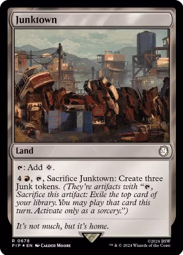 Junktown (Surge Foil) (678), Universes Beyond: Fallout — Magic card price