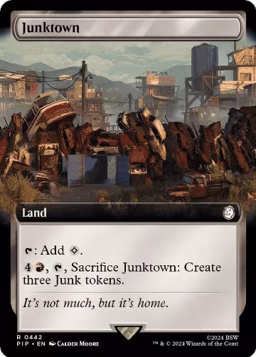 Junktown (Extended Art) (442), Universes Beyond: Fallout — Magic card price
