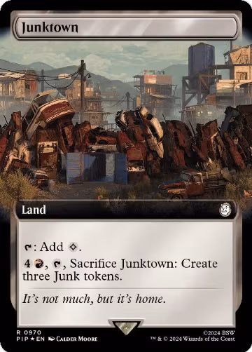 Junktown (Extended Art) (Surge Foil) (970), Universes Beyond: Fallout — Magic card price