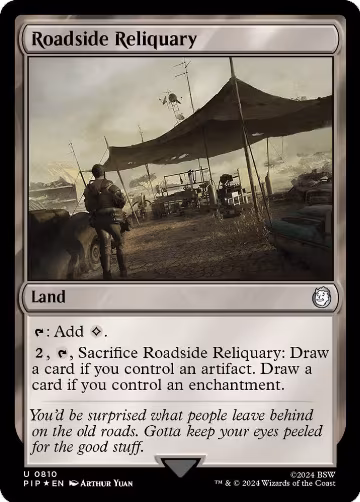 Roadside Reliquary (Surge Foil) (810), Universes Beyond: Fallout — Magic card price