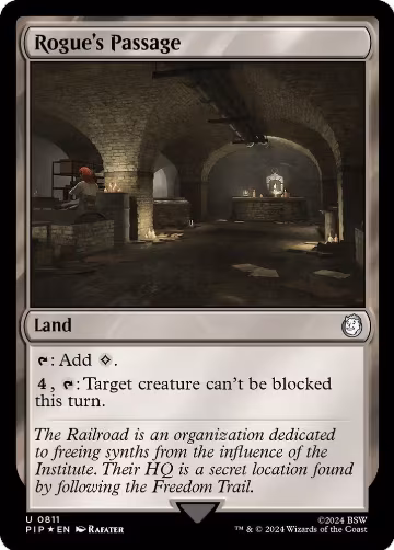 Rogue's Passage (Surge Foil) (811), Universes Beyond: Fallout — Magic card price