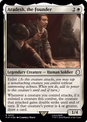 Aradesh, the Founder (Surge Foil) (537), Universes Beyond: Fallout — Magic card price