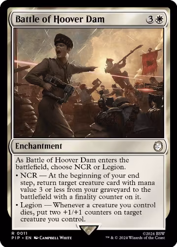 Battle of Hoover Dam (11), Universes Beyond: Fallout — Magic card price