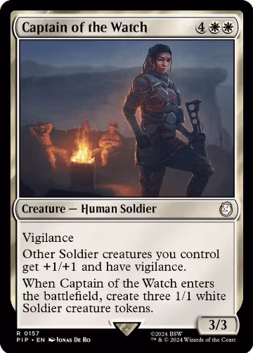 Captain of the Watch (157), Universes Beyond: Fallout — Magic card price