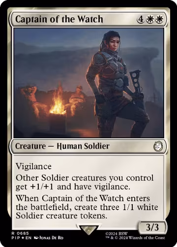 Captain of the Watch (Surge Foil) (685), Universes Beyond: Fallout — Magic card price