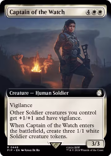 Captain of the Watch (Extended Art) (448), Universes Beyond: Fallout — Magic card price