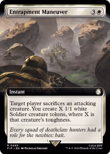 Entrapment Maneuver (Extended Art) (449), Universes Beyond: Fallout — Magic card price