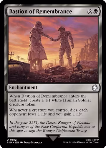 Bastion of Remembrance (182), Universes Beyond: Fallout — Magic card price