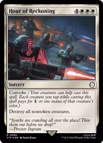 Hour of Reckoning (Surge Foil) (689), Universes Beyond: Fallout — Magic card price