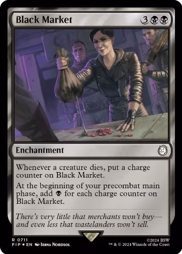 Black Market (Surge Foil) (711), Universes Beyond: Fallout — Magic card price