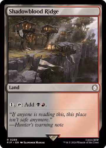 Shadowblood Ridge (288), Universes Beyond: Fallout — Magic card price