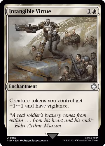 Intangible Virtue (163), Universes Beyond: Fallout — Magic card price