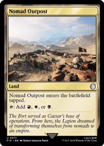 Nomad Outpost (277), Universes Beyond: Fallout — Magic card price