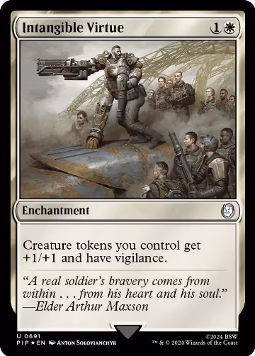 Intangible Virtue (Surge Foil) (691), Universes Beyond: Fallout — Magic card price