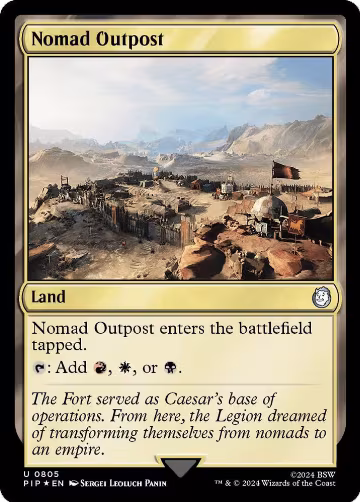 Nomad Outpost (Surge Foil) (805), Universes Beyond: Fallout — Magic card price