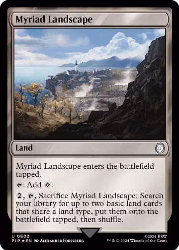 Myriad Landscape (Surge Foil) (802), Universes Beyond: Fallout — Magic card price