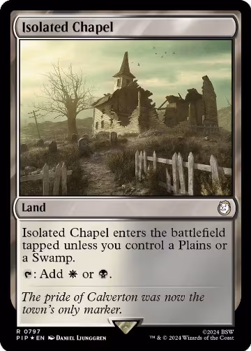 Isolated Chapel (Surge Foil) (797), Universes Beyond: Fallout — Magic card price
