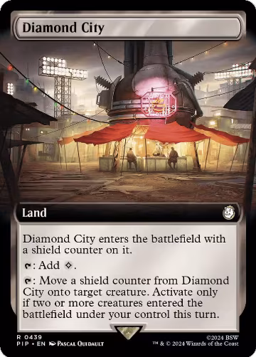 Diamond City (Extended Art) (439), Universes Beyond: Fallout — Magic card price