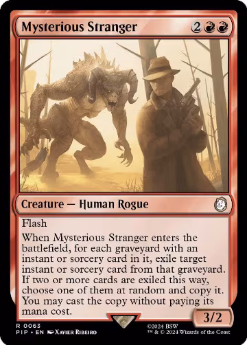 Mysterious Stranger (63), Universes Beyond: Fallout — Magic card price