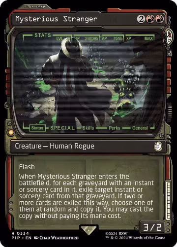 Mysterious Stranger (Showcase) (334), Universes Beyond: Fallout — Magic card price