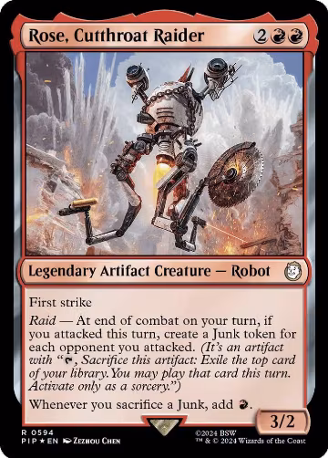 Rose, Cutthroat Raider (Surge Foil) (594), Universes Beyond: Fallout — Magic card price