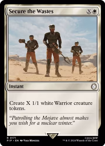 Secure the Wastes (171), Universes Beyond: Fallout — Magic card price