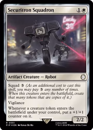 Securitron Squadron (Surge Foil) (551), Universes Beyond: Fallout — Magic card price