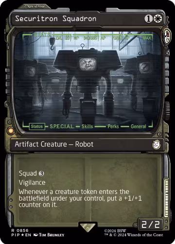 Securitron Squadron (Showcase) (Surge Foil) (856), Universes Beyond: Fallout — Magic card price