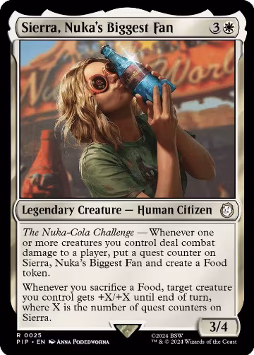 Sierra, Nuka's Biggest Fan (25), Universes Beyond: Fallout — Magic card price