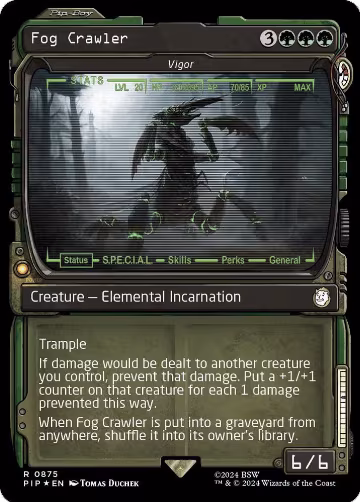 Fog Crawler - Vigor (Showcase) (Surge Foil) (875), Universes Beyond: Fallout — Magic card price