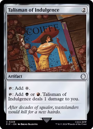Talisman of Indulgence (248), Universes Beyond: Fallout — Magic card price