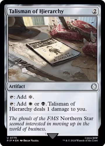Talisman of Hierarchy (Surge Foil) (775), Universes Beyond: Fallout — Magic card price