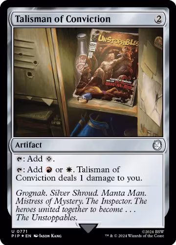 Talisman of Conviction (Surge Foil) (771), Universes Beyond: Fallout — Magic card price
