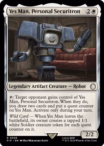 Yes Man, Personal Securitron (29), Universes Beyond: Fallout — Magic card price