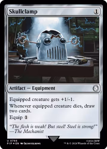 Skullclamp (Surge Foil) (766), Universes Beyond: Fallout — Magic card price