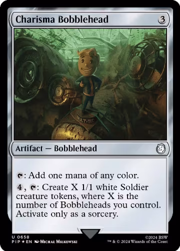 Charisma Bobblehead (Surge Foil) (658), Universes Beyond: Fallout — Magic card price