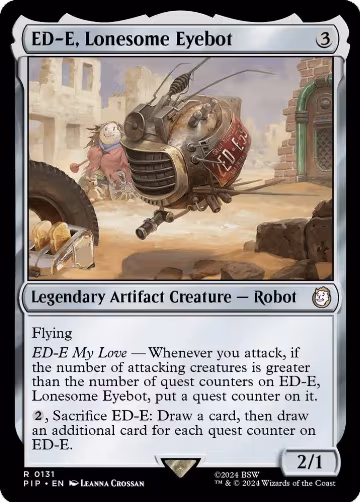 ED-E, Lonesome Eyebot (131), Universes Beyond: Fallout — Magic card price