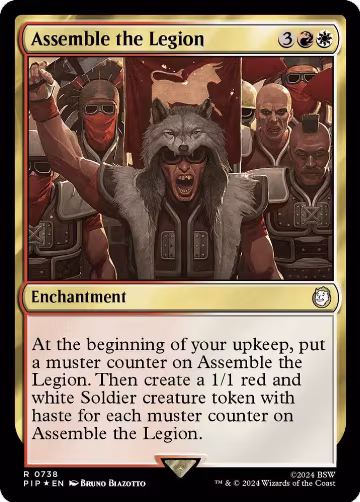 Assemble the Legion (Surge Foil) (738), Universes Beyond: Fallout — Magic card price