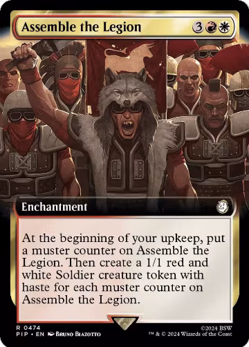 Assemble the Legion (Extended Art) (474), Universes Beyond: Fallout — Magic card price