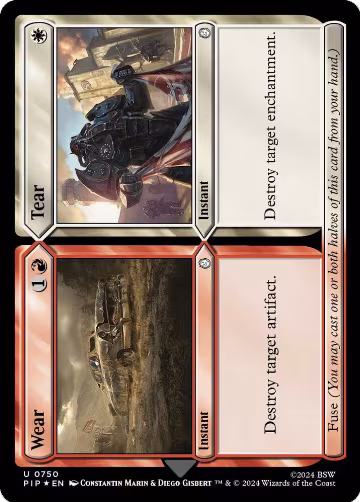 Wear // Tear (Surge Foil) (750), Universes Beyond: Fallout — Magic card price