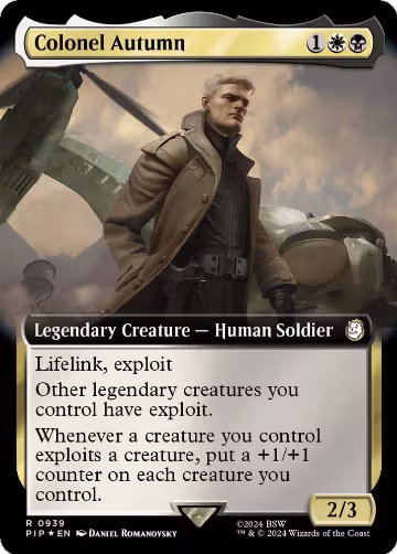 Colonel Autumn (Extended Art) (Surge Foil) (939), Universes Beyond: Fallout — Magic card price